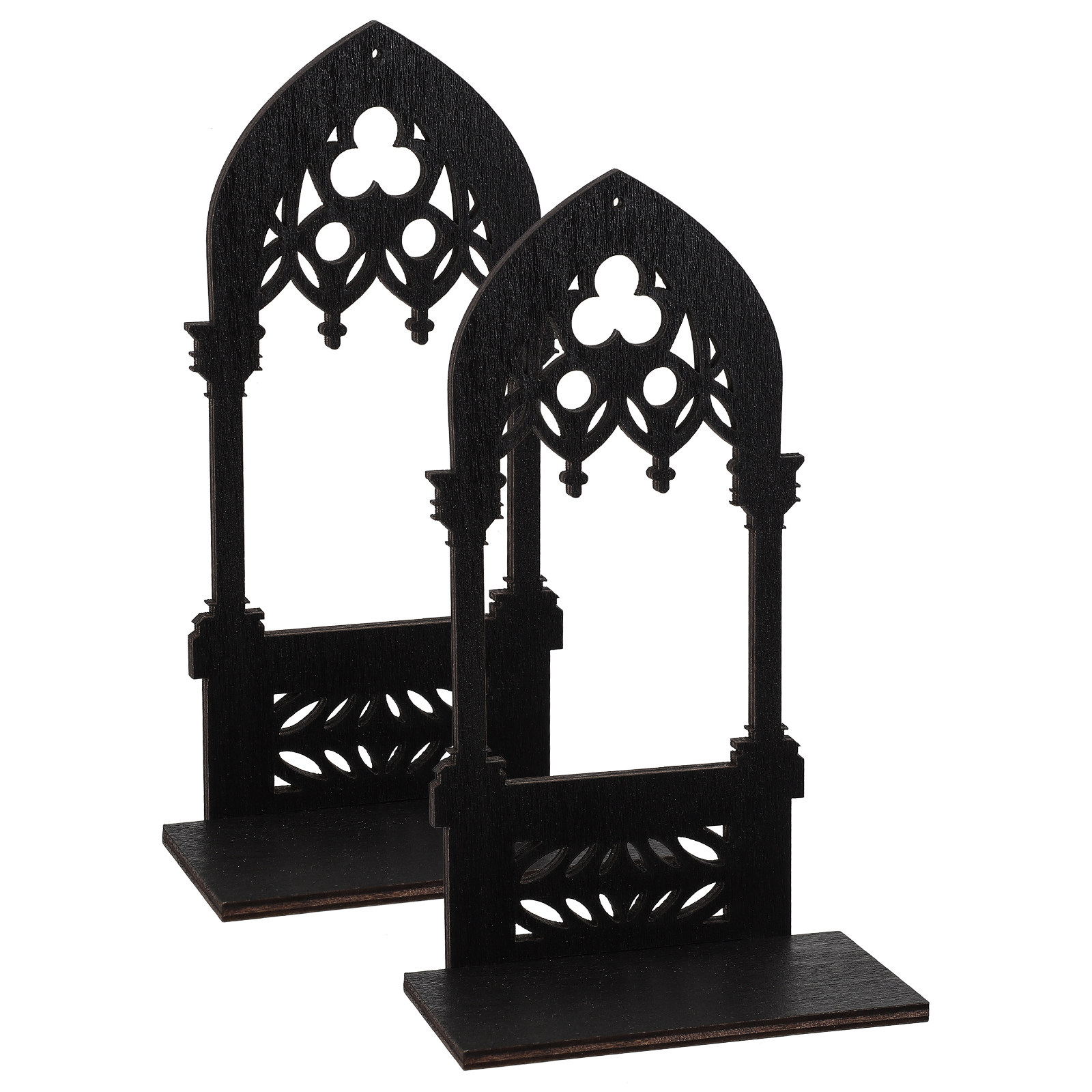1Pair Gothic Holder Wooden Vin - Home Bar Stand avaliação e preço