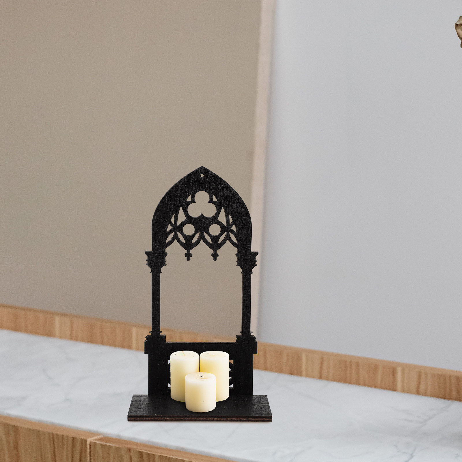1Pair Gothic Holder Wooden Vin - Home Bar Stand avaliação e preço