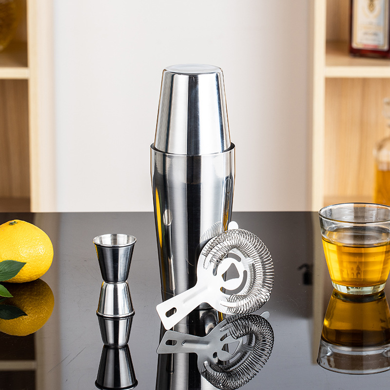 Stainless Steel Bar Tool Set C - Boston Shaker Set avaliação e preço