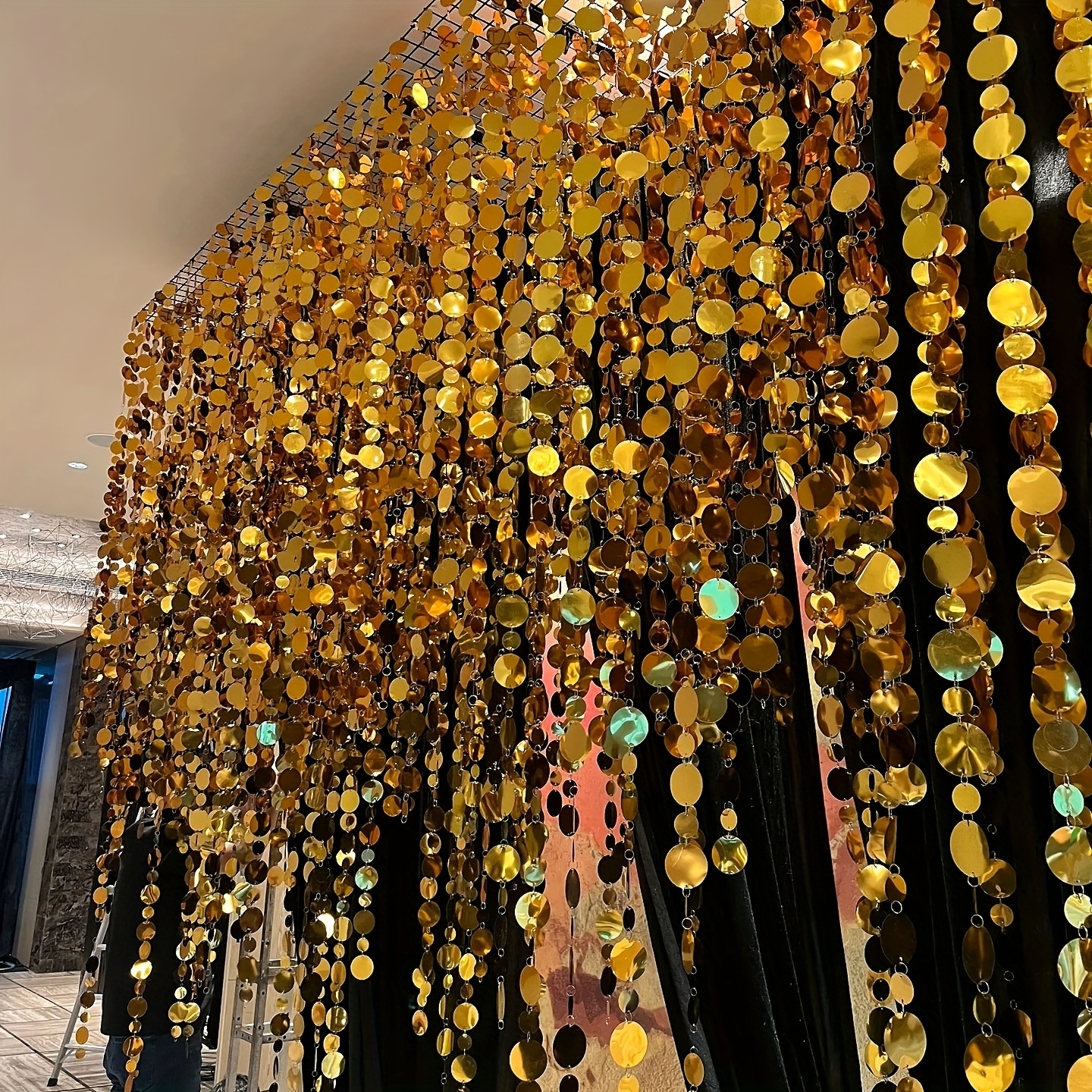 5PCS Circular Sequin Curtain H - Home Bargains avaliação e preço