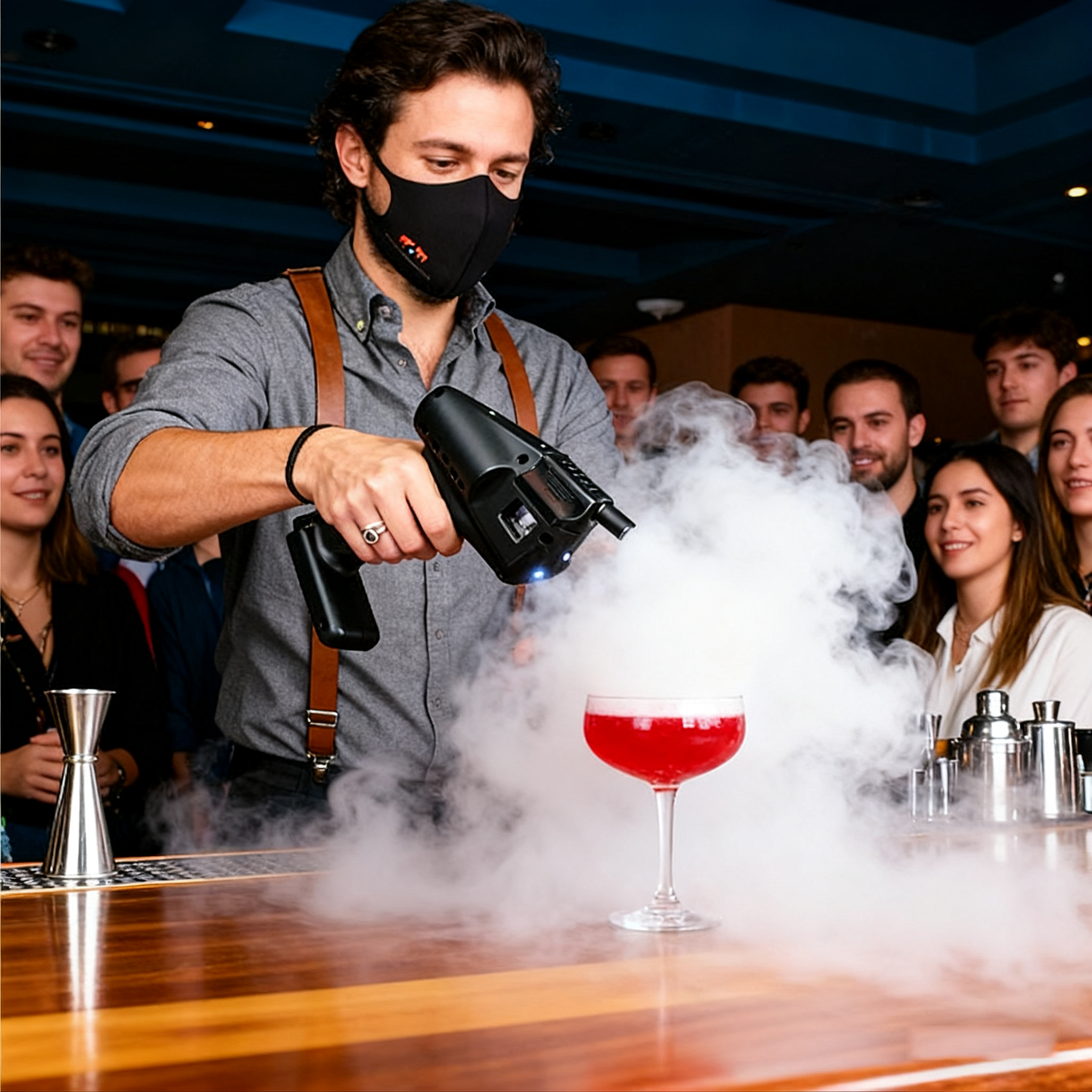 Cocktail Smoke Bubble Gun - US - Smoking Gun Kit avaliação e preço