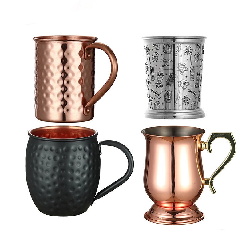 Hammered Copper Plated Stainle - Mule Copper Mug avaliação e preço