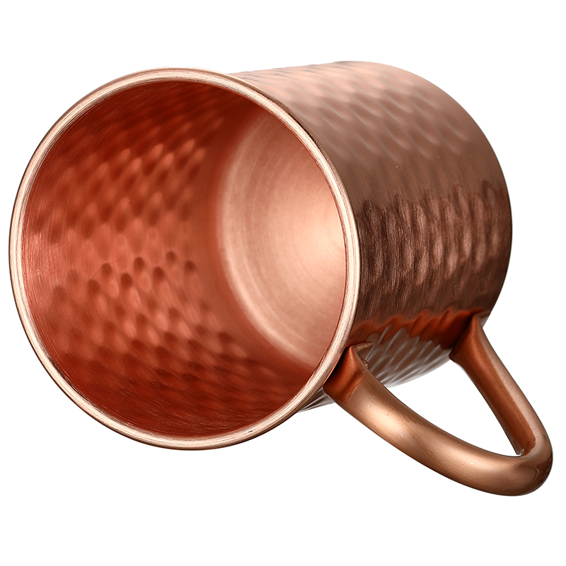 Hammered Copper Plated Stainle - Mule Copper Mug avaliação e preço
