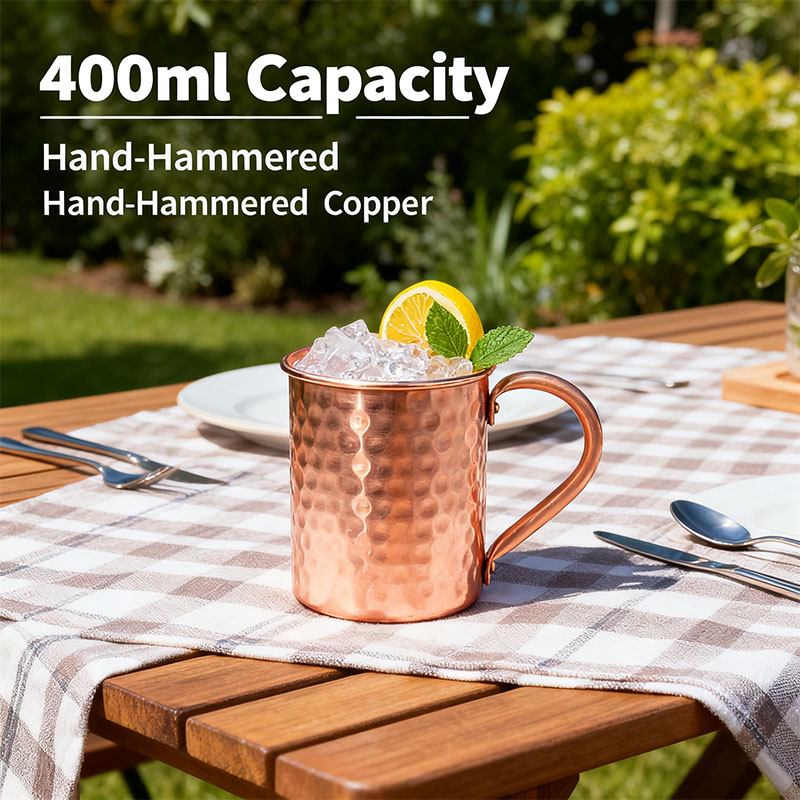 New 100% Copper Cups Pure Soli - Mule Copper Mug avaliação e preço