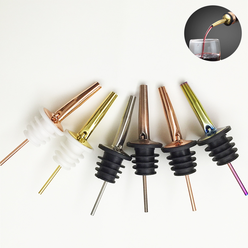 4Pcs Black/Rose Gold/Silver Li - Speed Pourer Cap avaliação e preço