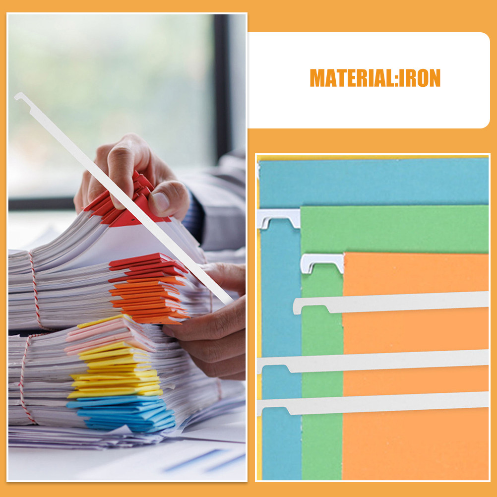 20Pcs Metal Hanging File Bars  - Home Bar Setup avaliação e preço