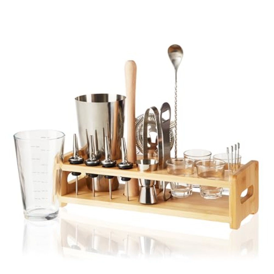 20-Piece Cocktail Shaker Bar S - Boston Shaker Set avaliação e preço