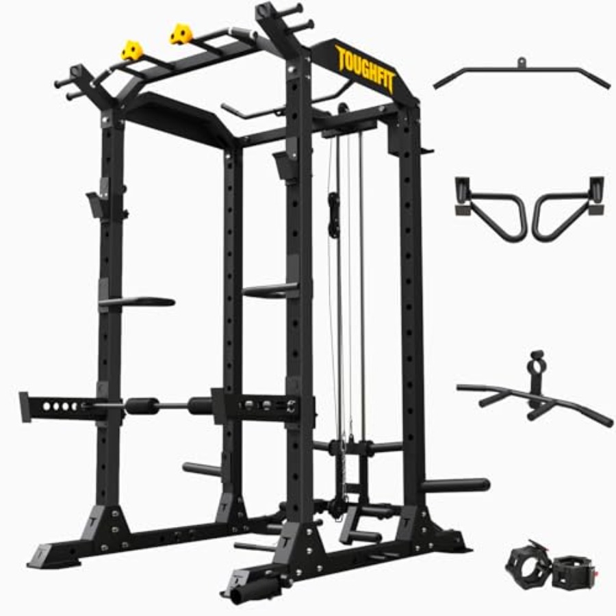 2024 Upgraded T2 Power Cage Mu - Home Bar And Gym avaliação e preço