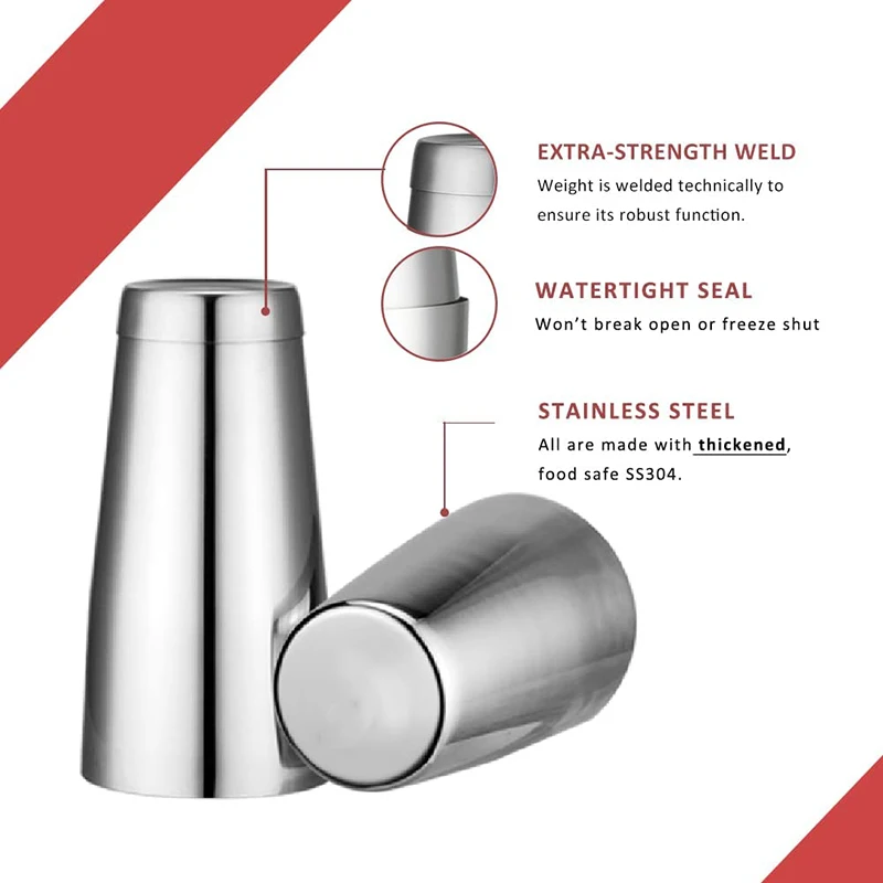 18oz & 28oz Cocktail Shaker Se - Boston Shaker Set avaliação e preço