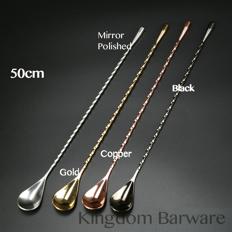 50cm Cocktail Bar Spoon 304 St - Bar Spoon Twisted avaliação e preço