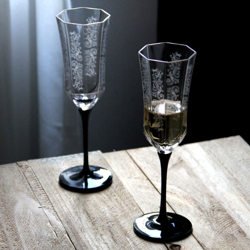 French Vintage Champagne Glass - Old Fashioned Glass avaliação e preço