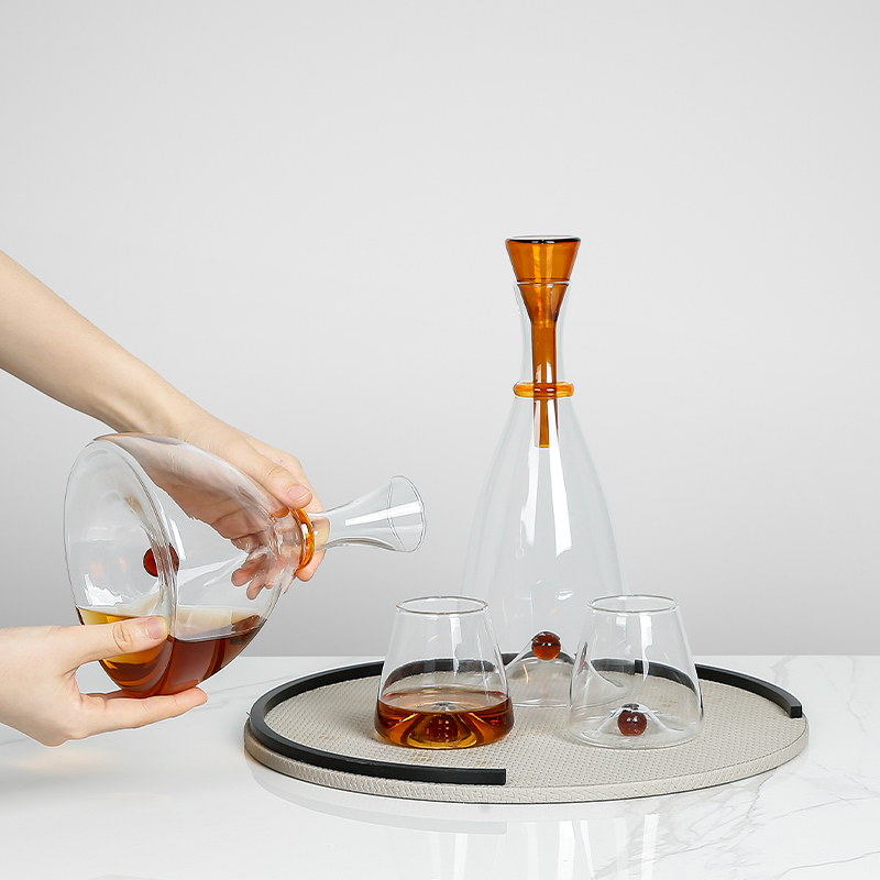 Modern Minimalist Glass Decant - Home Bar And Cabinet avaliação e preço