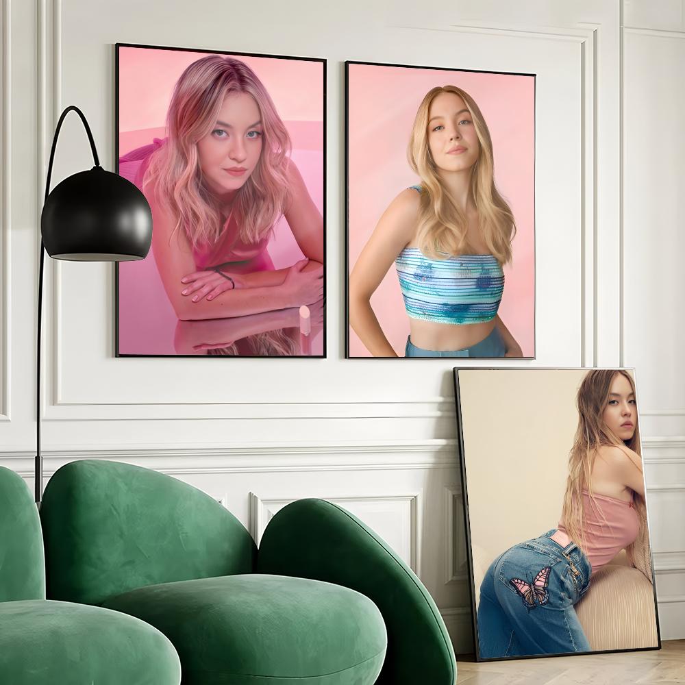 Sydney S-Sweeney Poster Waterp - Home Bar Sydney avaliação e preço
