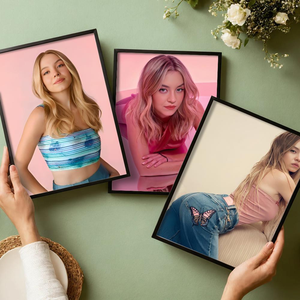 Sydney S-Sweeney Poster Waterp - Home Bar Sydney avaliação e preço