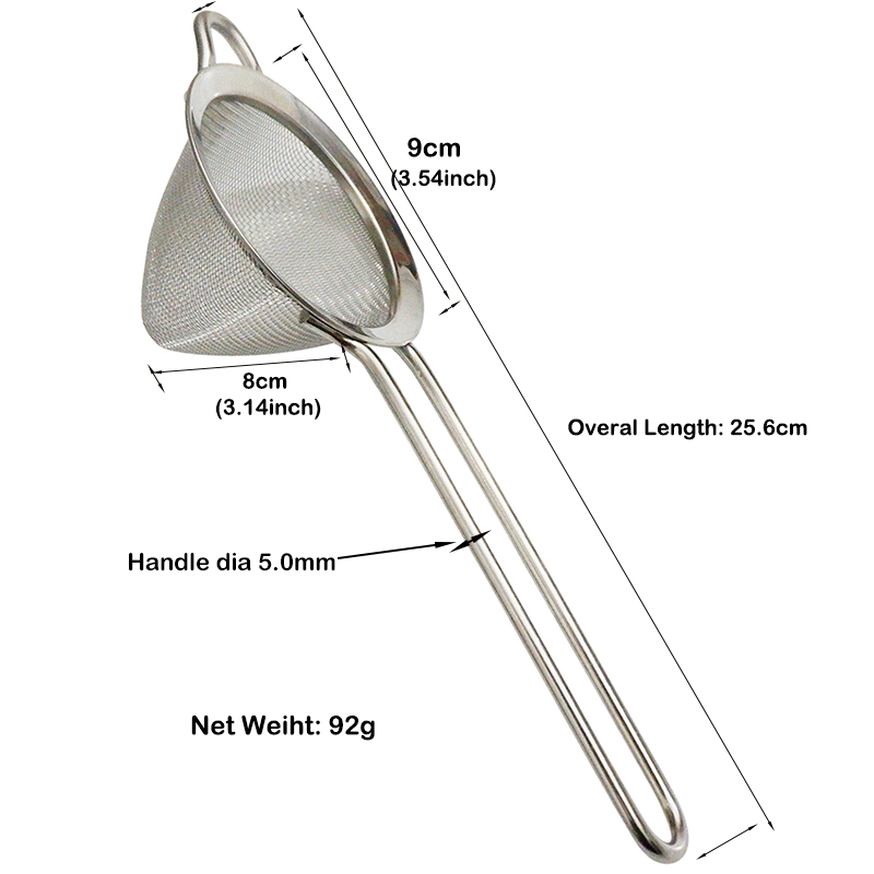 Fine Mesh Cocktail Strainer Co - Bitters Bottle Set avaliação e preço