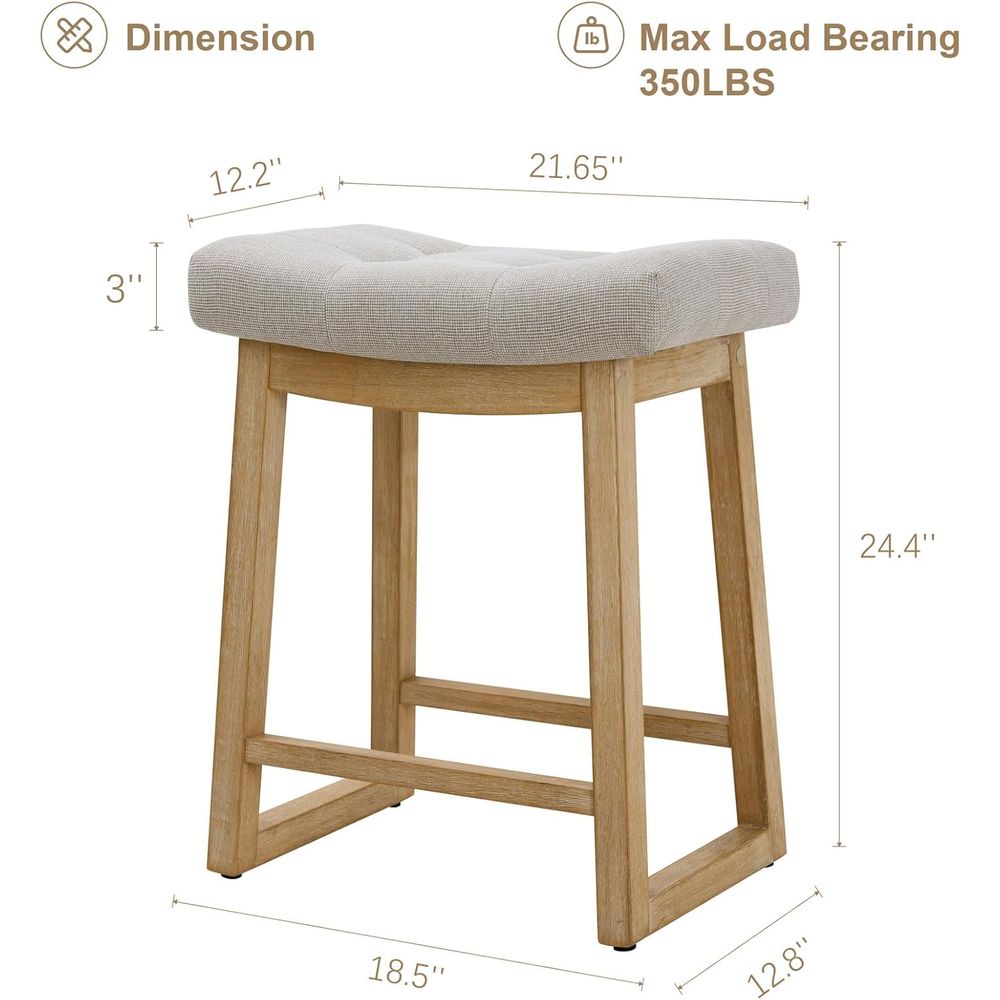 Set of 3, 24 Upholstered Count - Home Bar And Counter avaliação e preço
