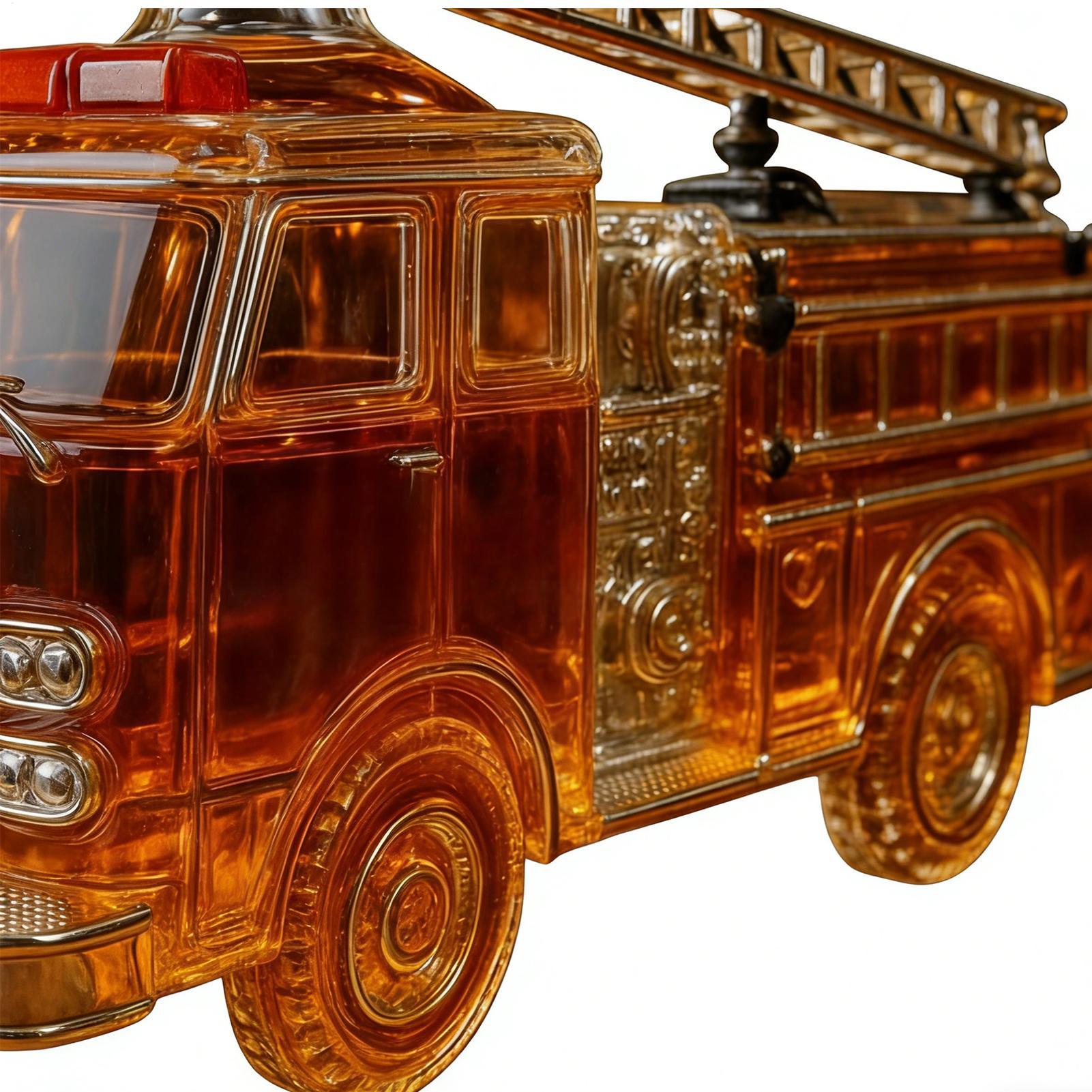 Whiskey Bottle 300ml Fire Truc - Home Bar And Cabinet avaliação e preço
