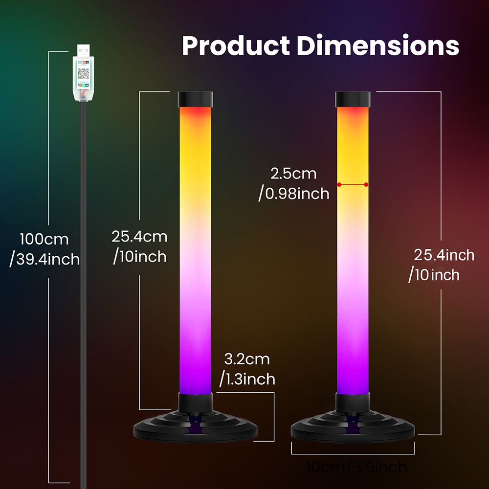 5V Smart LED Corner Floor Lamp - Home Bar And Theater avaliação e preço