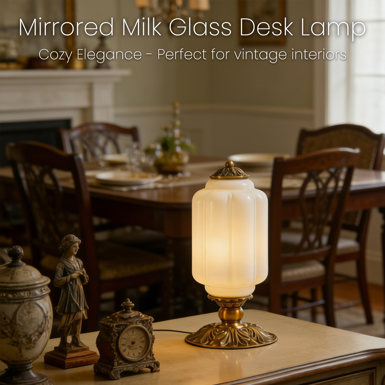 Nordic Retro Milk Glass Table  - Old Fashioned Glass avaliação e preço