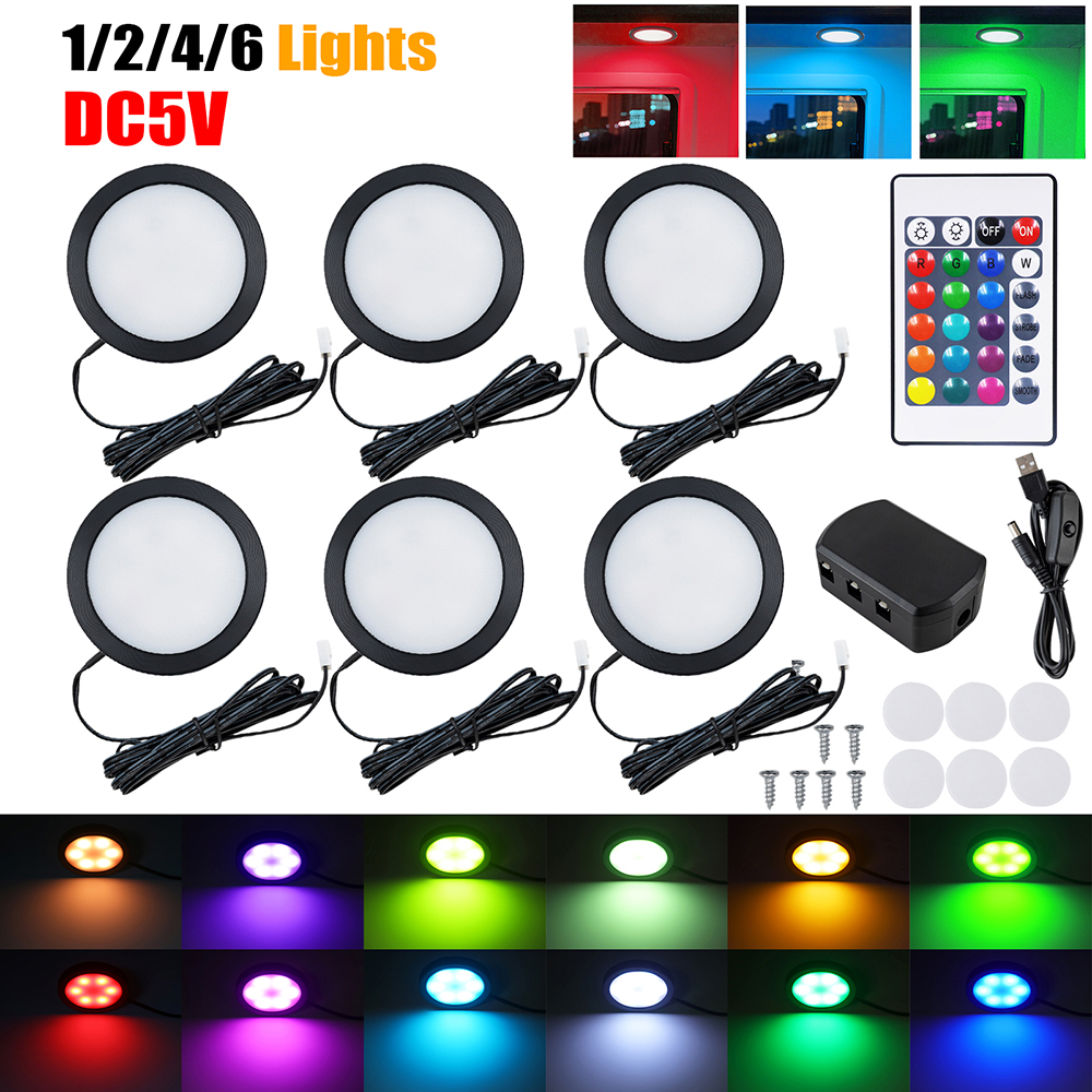 1/2/4/6 Lamp RGB LED Under Cab - Home Bar And Cabinet avaliação e preço
