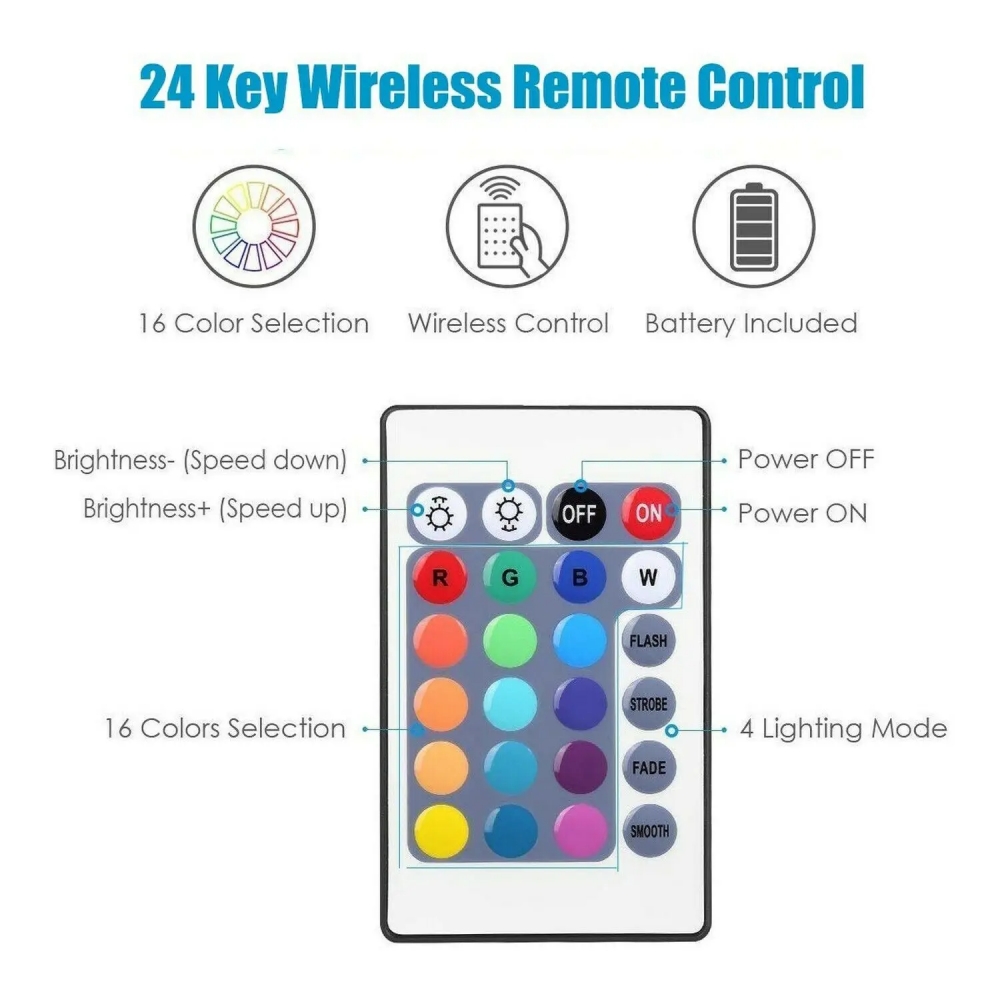 1/2/4/6 Lamp RGB LED Under Cab - Home Bar And Cabinet avaliação e preço