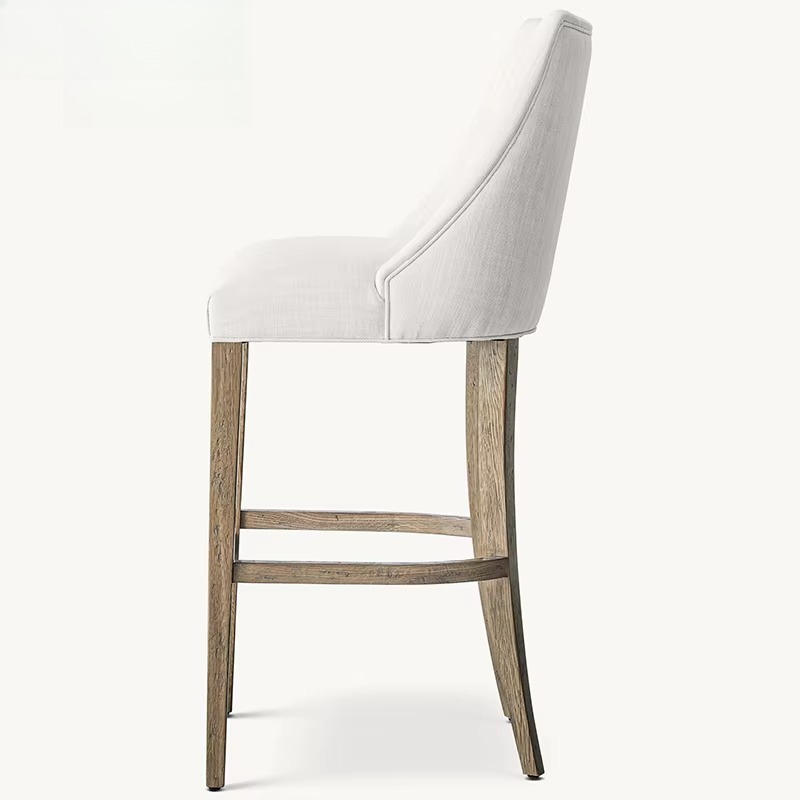 Light luxury solid wood bar ch - Home Bar Stools avaliação e preço