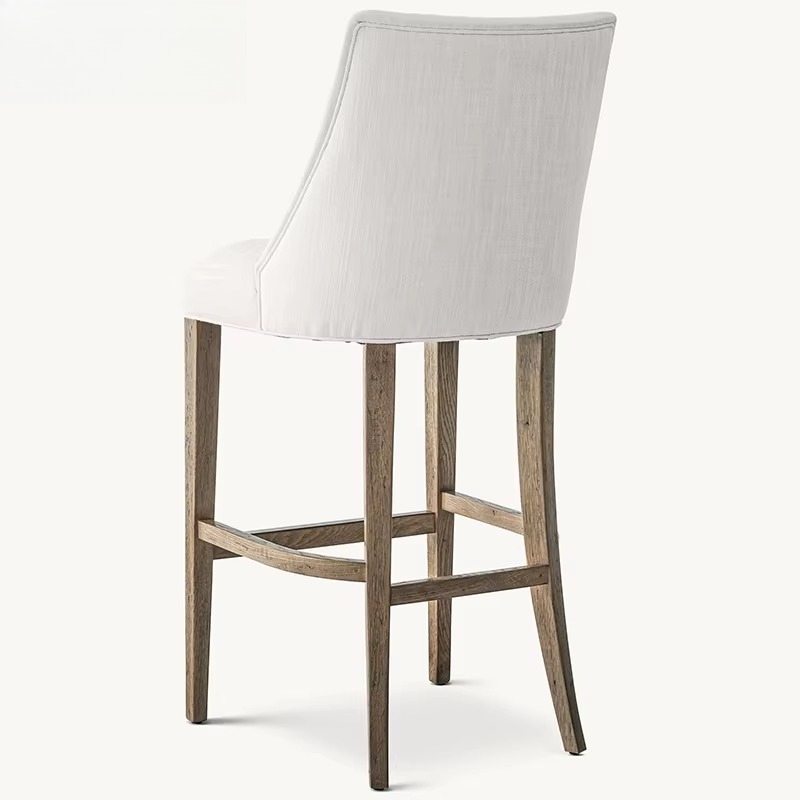 Light luxury solid wood bar ch - Home Bar Stools avaliação e preço