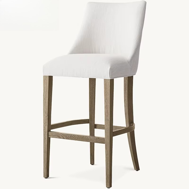 Light luxury solid wood bar ch - Home Bar Stools avaliação e preço