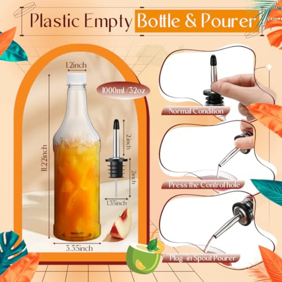 15 Pcs Bar Caddy Accessories 3 - Speed Pourer Cap avaliação e preço