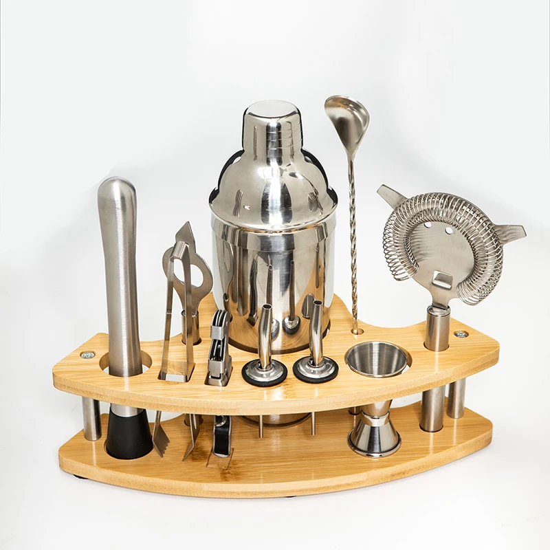 11pcs Stainless Steel Bartende - Boston Shaker Set avaliação e preço