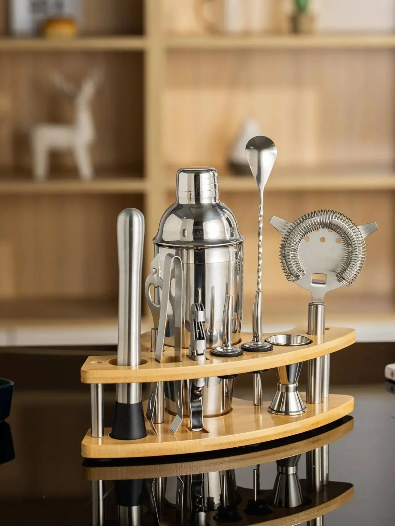 11pcs Stainless Steel Bartende - Boston Shaker Set avaliação e preço