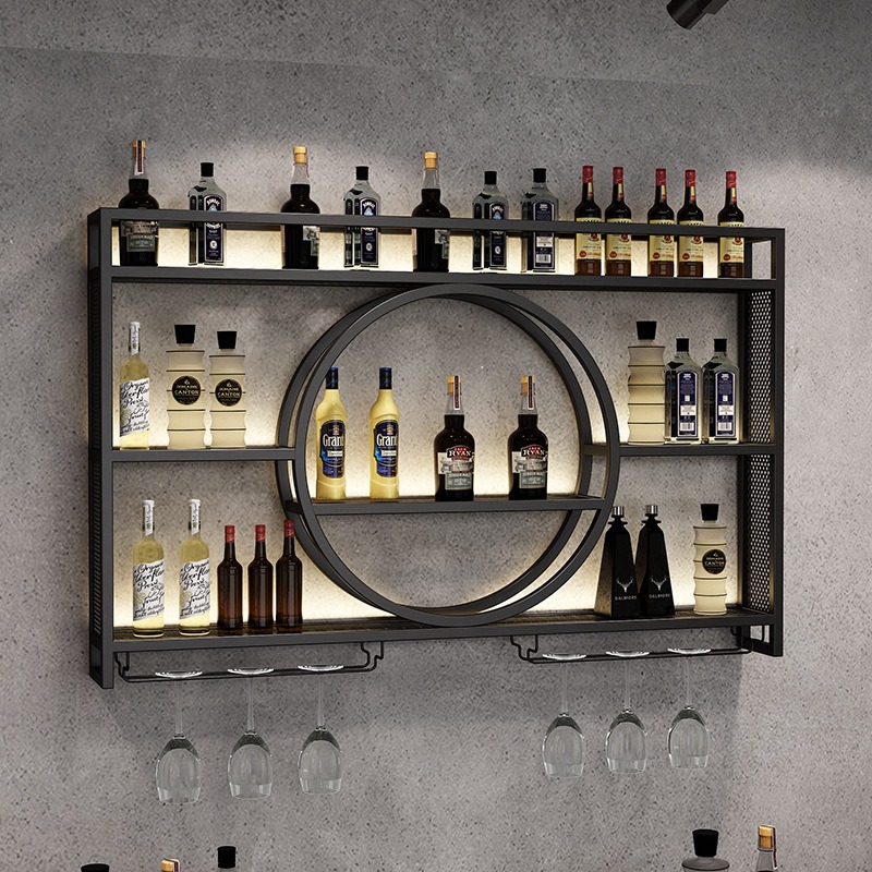 Bar wine rack wall-mounted win - Home Bar And Cabinet avaliação e preço