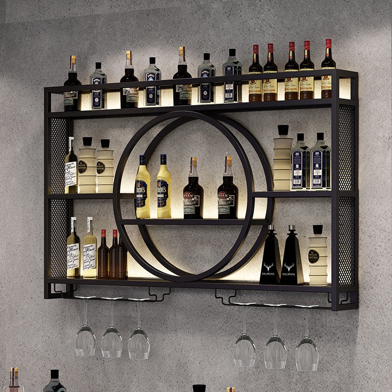 Bar wine rack wall-mounted win - Home Bar And Cabinet avaliação e preço