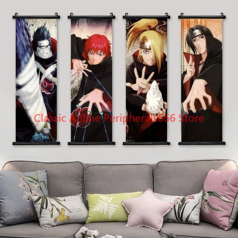 Naruto Hanging Painting Canvas - Home Bar Setup avaliação e preço