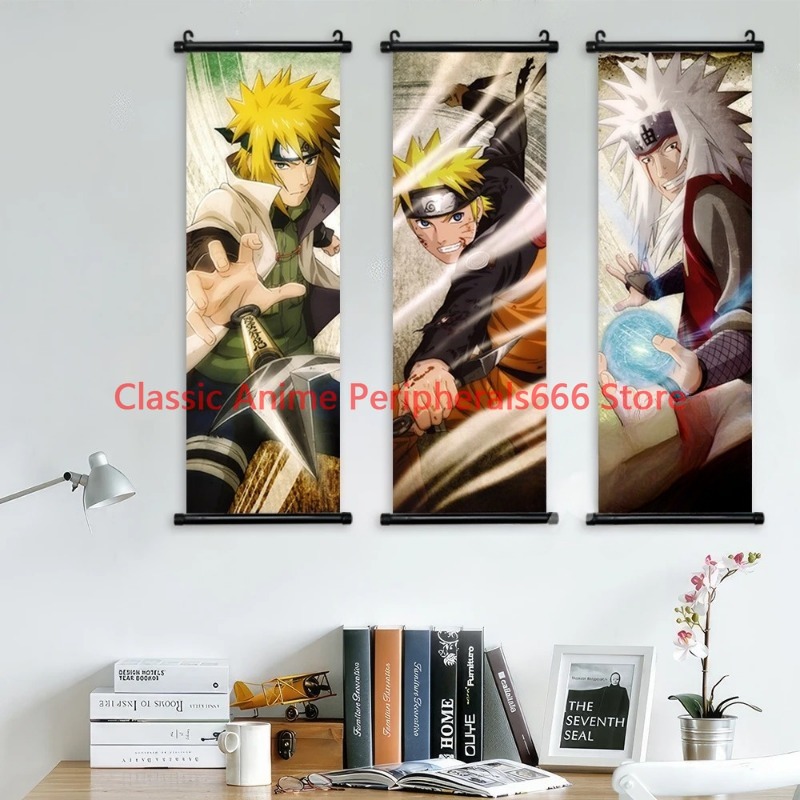 Naruto Hanging Painting Canvas - Home Bar Setup avaliação e preço