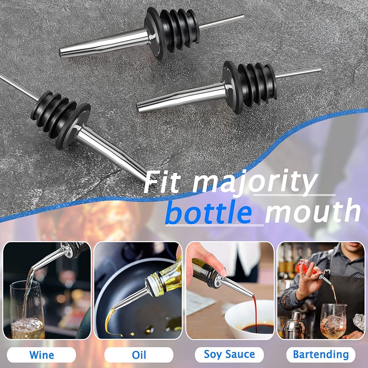 Liquor Pour Spout, Pour Spouts - Speed Pourer Cap avaliação e preço