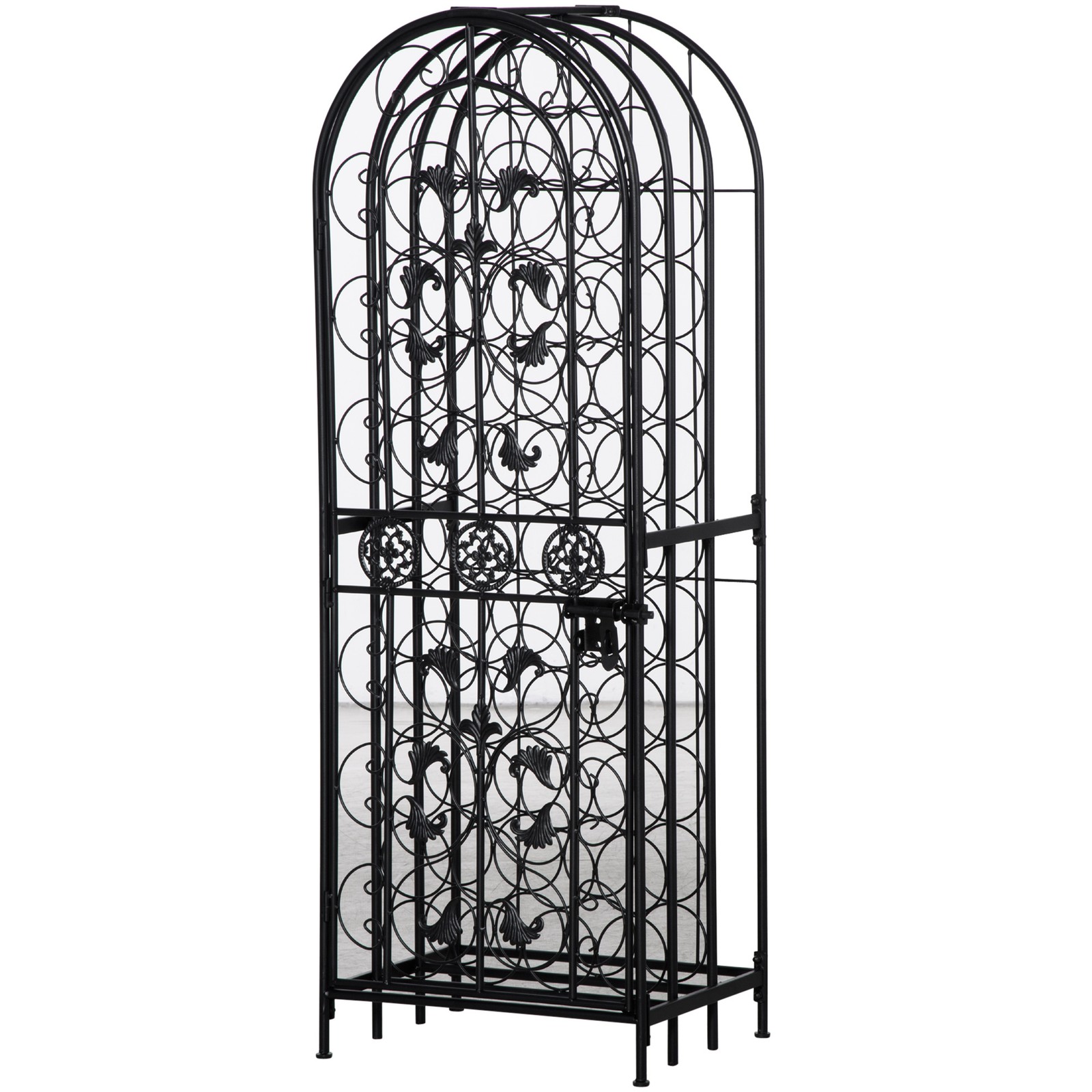 Free Standing Wine Rack 45 Bot - Home Bar And Cabinet avaliação e preço