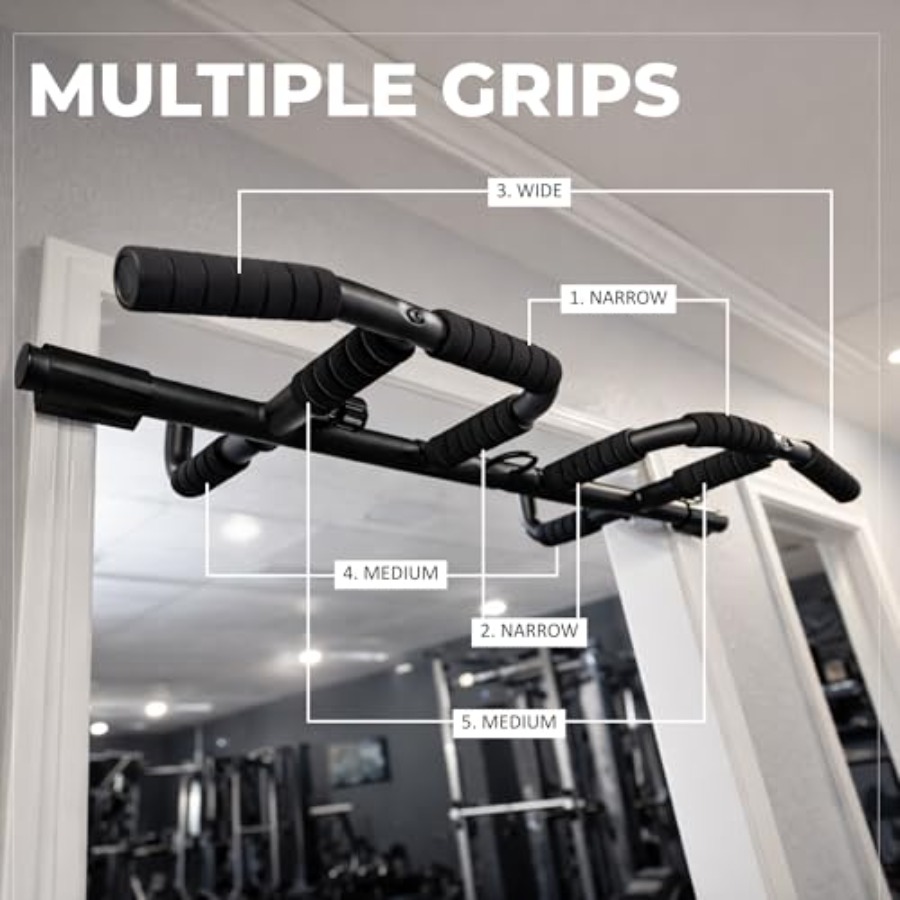 Doorway Pull Up Bar Set with S - Home Bar Setup avaliação e preço