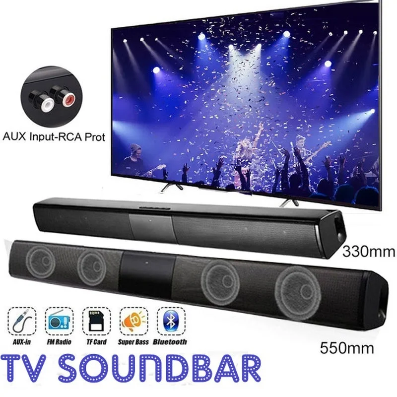 40W High Power Soundbar for TV - Home Bar And Theater avaliação e preço