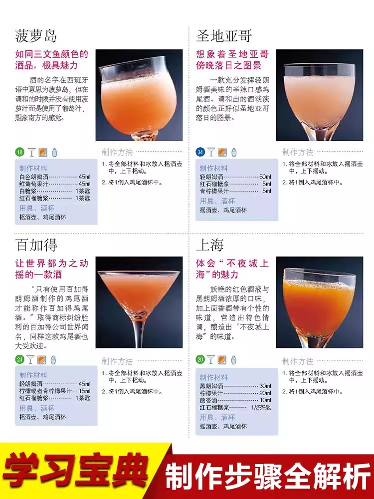 Cocktail Making Encyclopedia B - Cocktail Recipe Book avaliação e preço