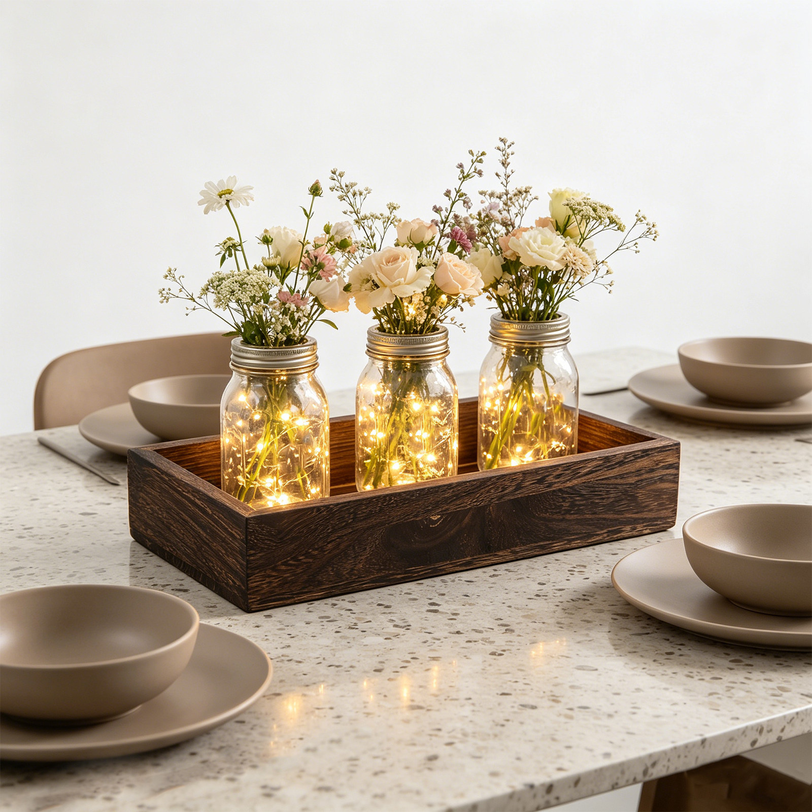 Wooden Tray for Candle Holder  - Home Bar And Counter avaliação e preço