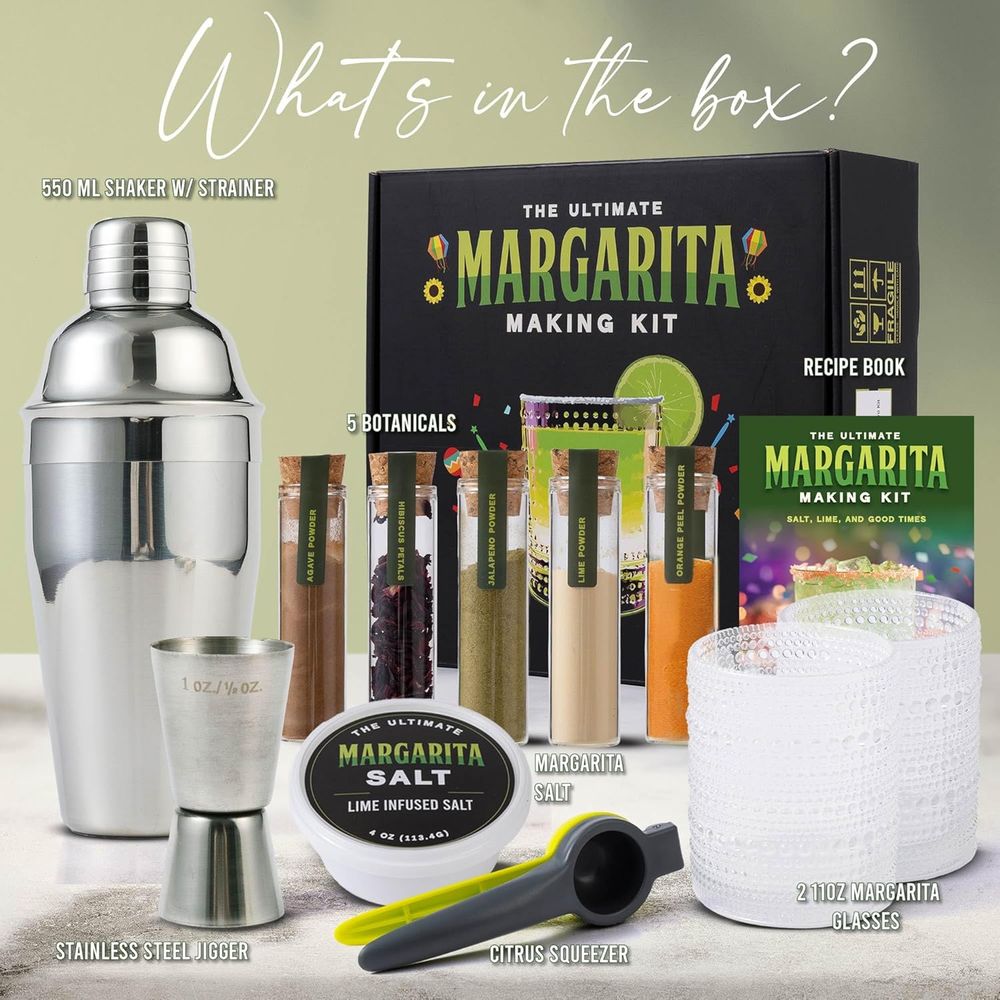Premium Cocktail Kit with 5 Bo - Cocktail Recipe Book avaliação e preço