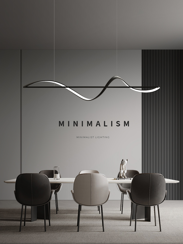 Modern Minimalism Curve Led Pe - Home Bar Word avaliação e preço