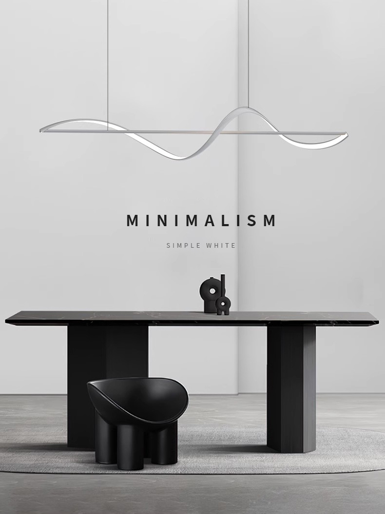Modern Minimalism Curve Led Pe - Home Bar Word avaliação e preço