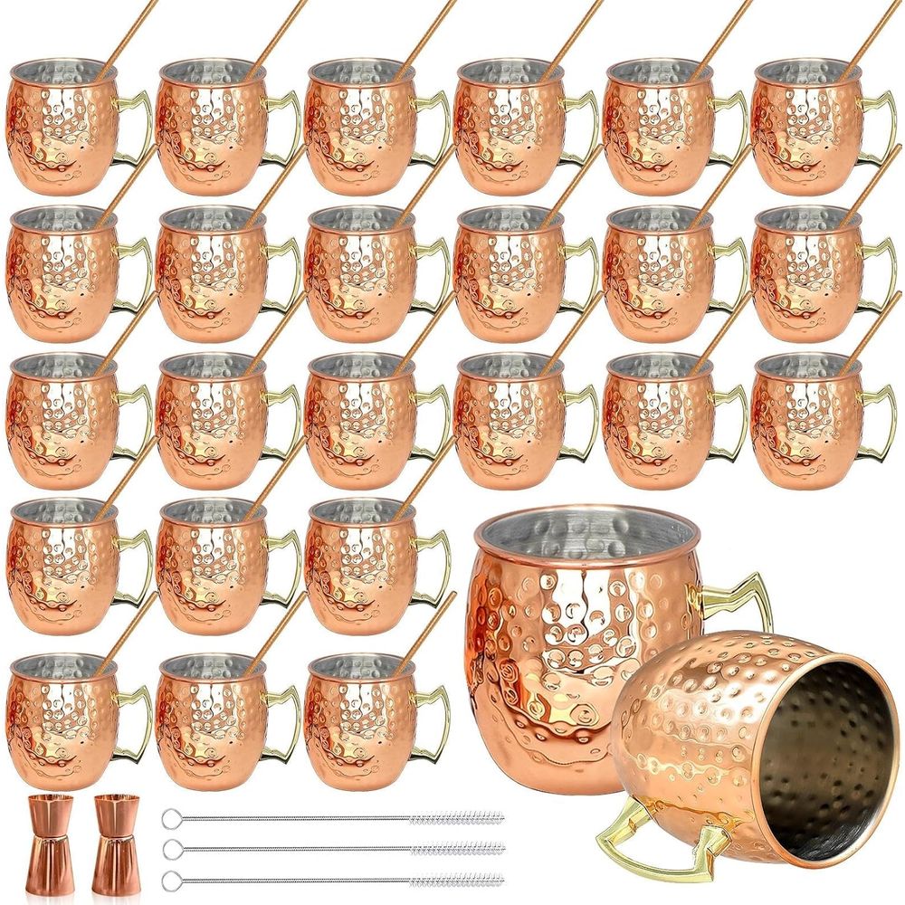 Moscow Mule Copper Mugs- Set o - Mule Copper Mug avaliação e preço