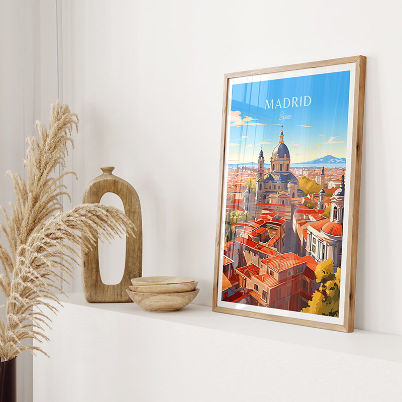 Spain Travel Poster Paris Gran - Home Barcelona avaliação e preço