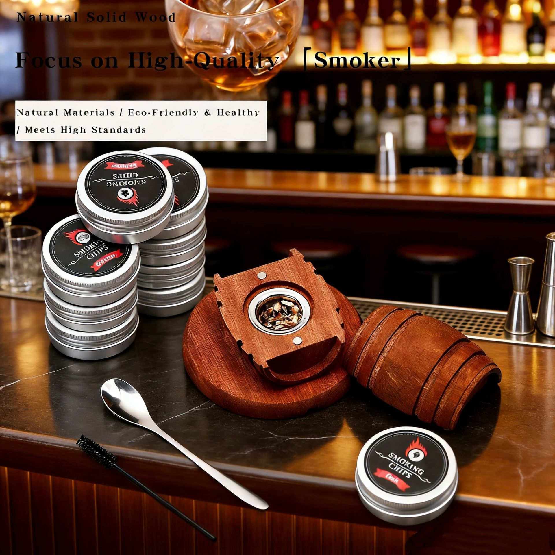 Whisky Smoking Kit, Oak Smoker - Smoking Gun Kit avaliação e preço