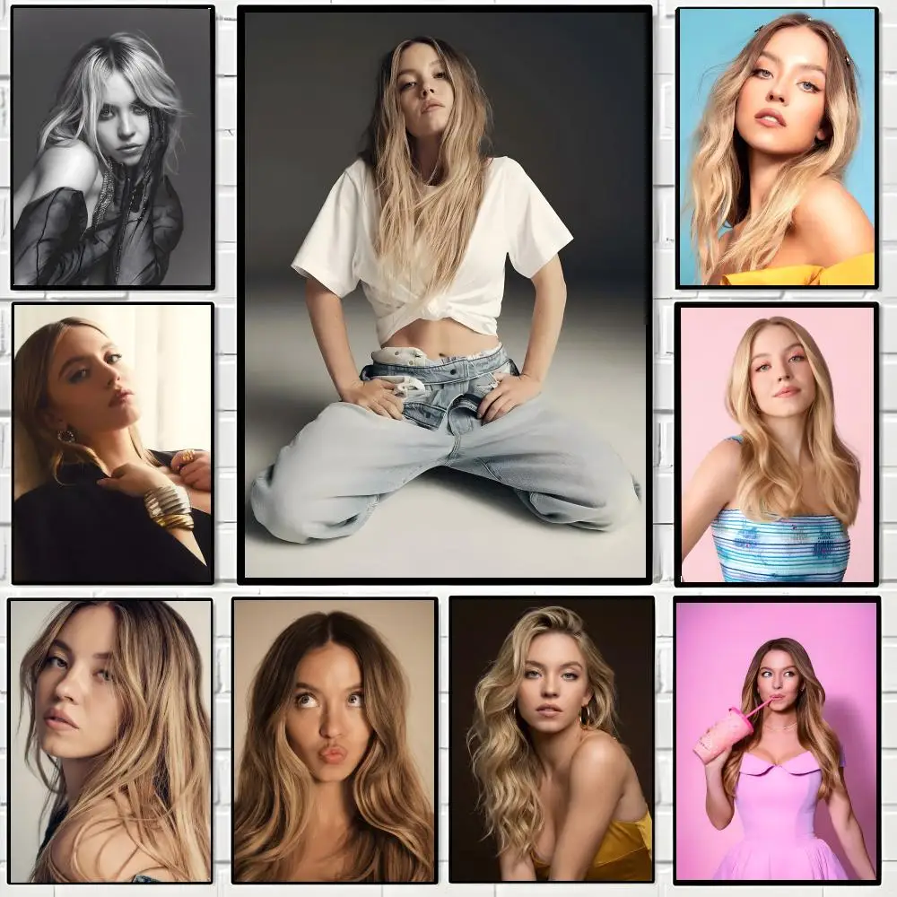 S-Sydney Sweeney Poster High-q - Home Bar Sydney avaliação e preço