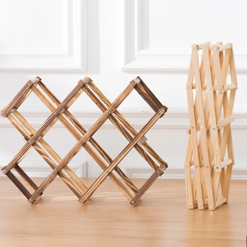 Stackable Wine Storage Shelves - Home Bar And Cabinet avaliação e preço
