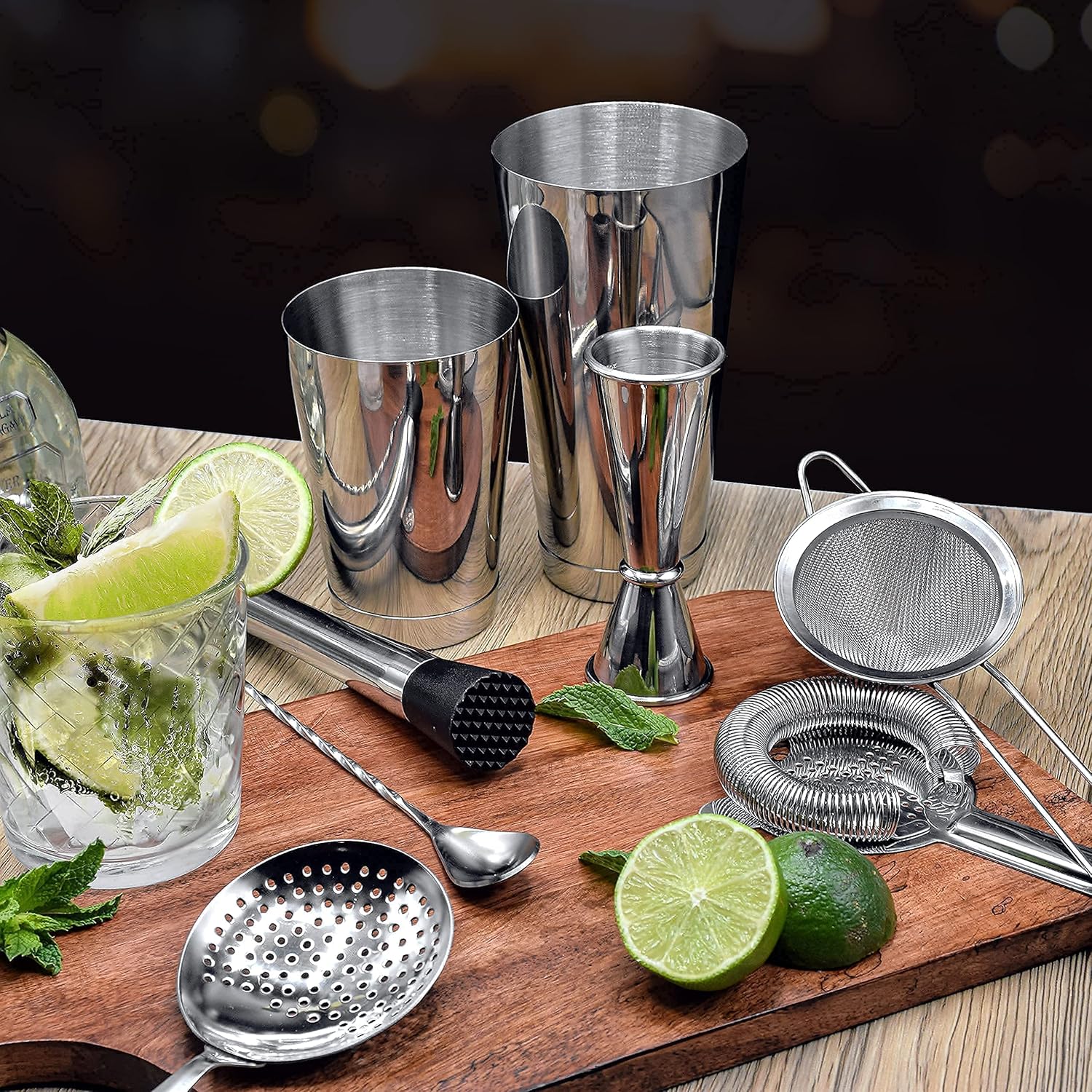 Cocktail Strainer and Shaker S - Boston Shaker Set avaliação e preço